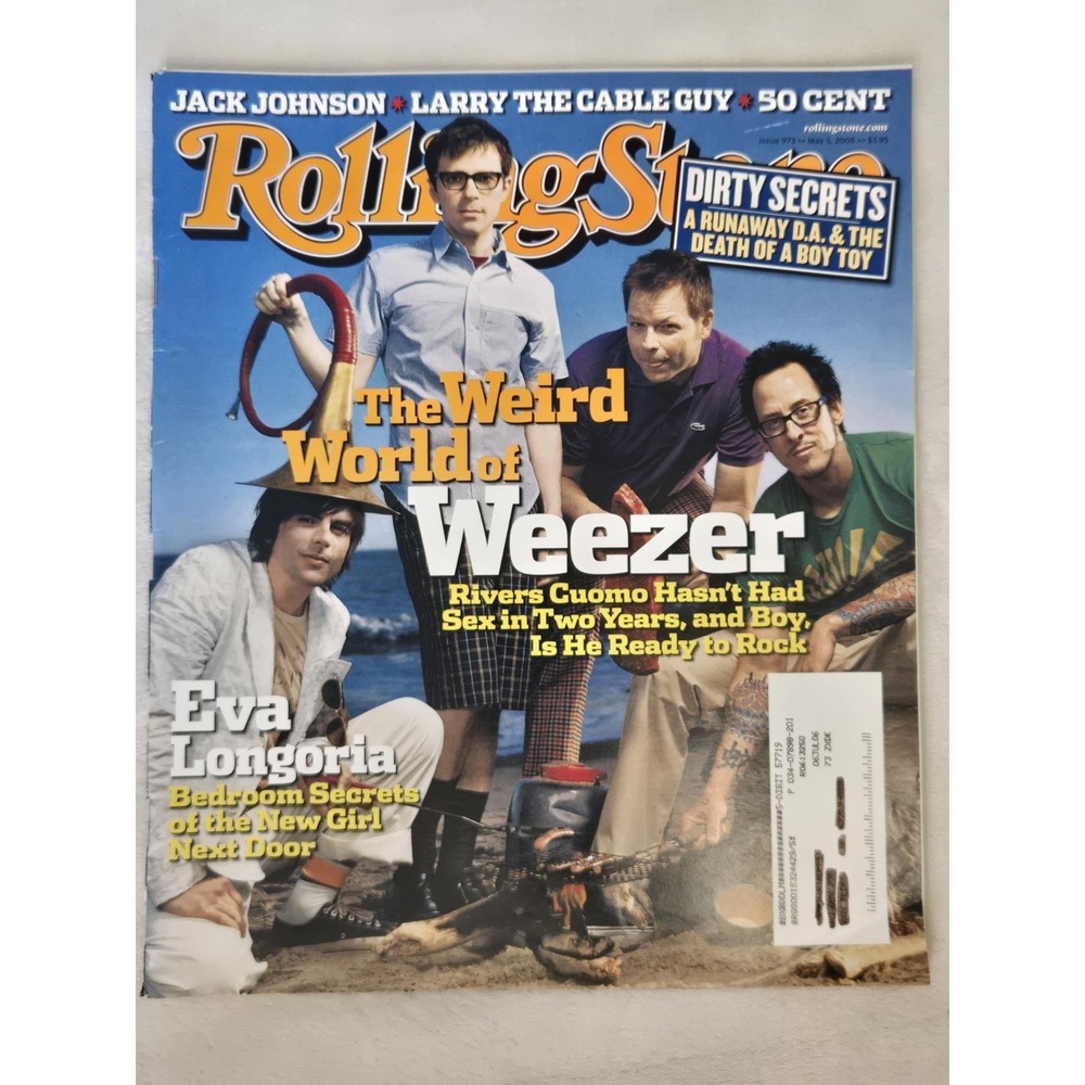 Rolling Stone Magazine May 5 2005 Issue 973 Weezer Eva Longoria Vintage